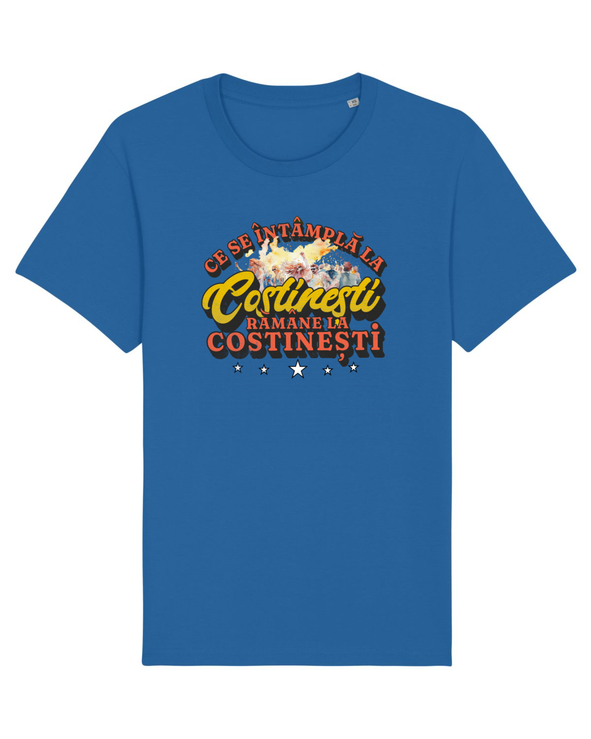 Tricou mânecă scurtă Unisex Rocker Royal Blue