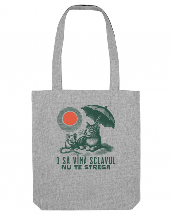 Tricou de vara cu pisici Heather Grey