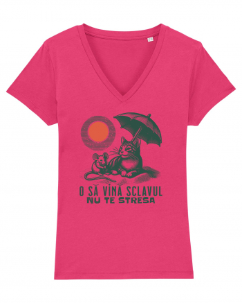 Tricou de vara cu pisici Raspberry