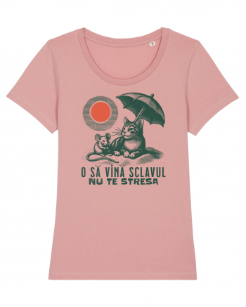 Tricou de vara cu pisici Canyon Pink