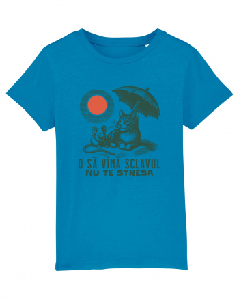 Tricou de vara cu pisici Azur