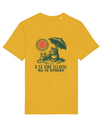 Tricou de vara cu pisici Spectra Yellow