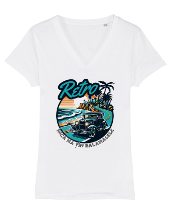 Retro de vara -Inca ma tin balamalele White