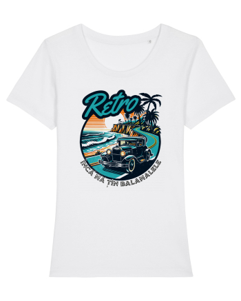 Retro de vara -Inca ma tin balamalele White