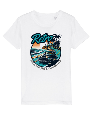 Retro de vara -Inca ma tin balamalele White