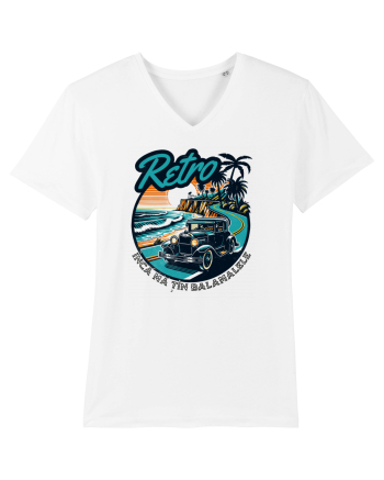 Retro de vara -Inca ma tin balamalele White