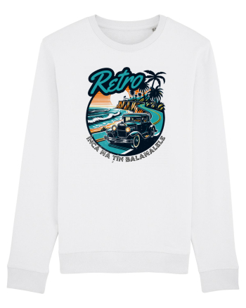 Retro de vara -Inca ma tin balamalele White