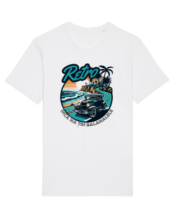 Retro de vara -Inca ma tin balamalele White