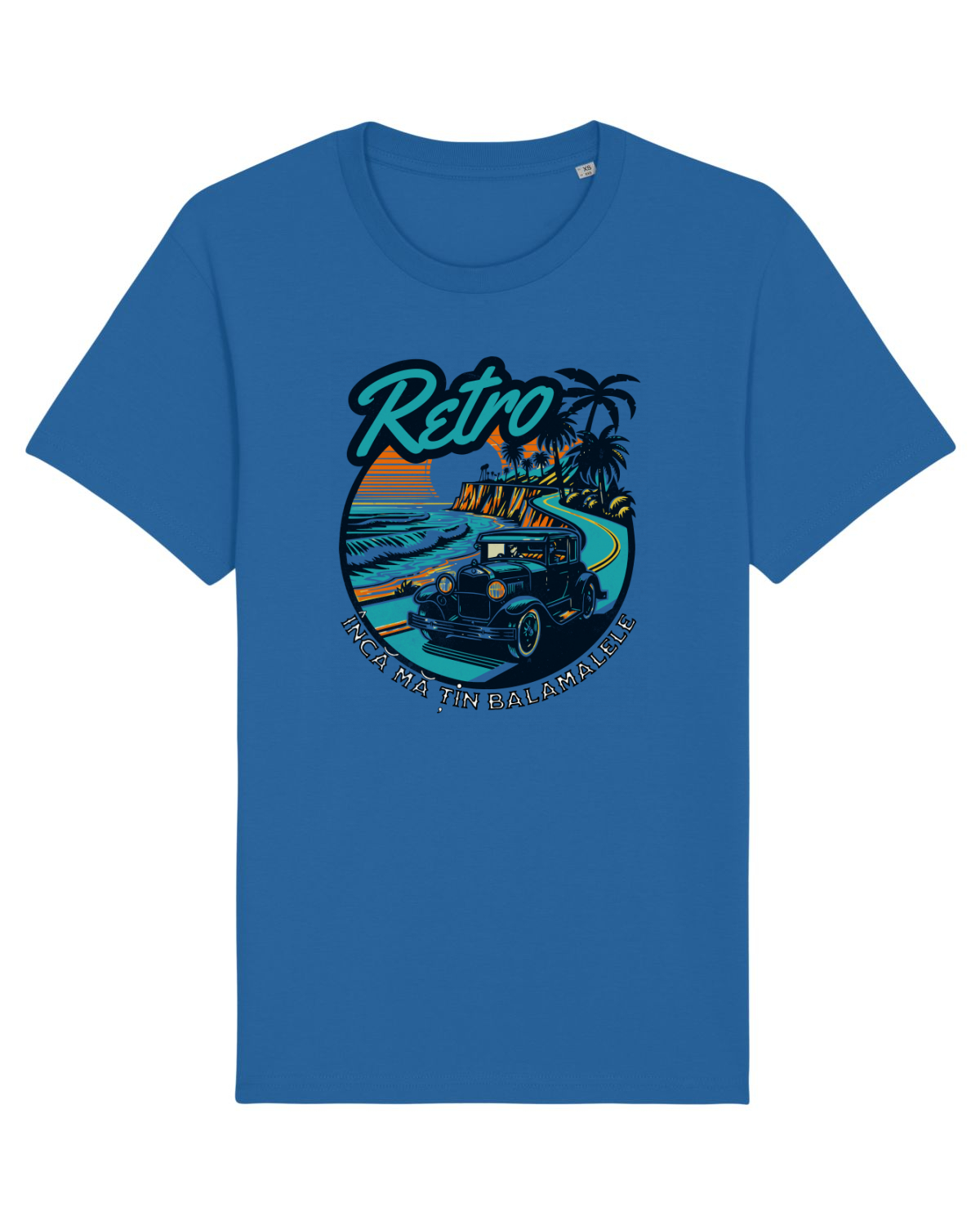 Tricou mânecă scurtă Unisex Rocker Royal Blue