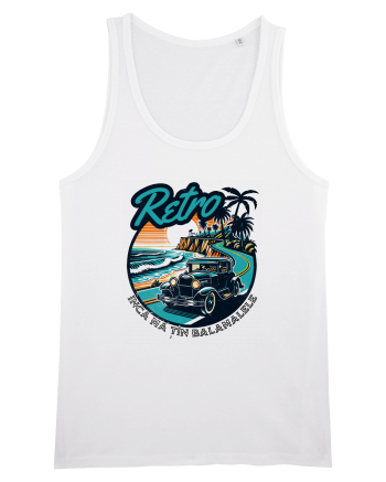 Retro de vara -Inca ma tin balamalele White