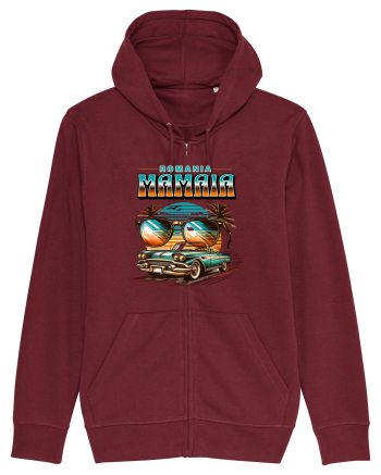 Romania Mamaia - Un tricou de vara, de plaja, de party Burgundy