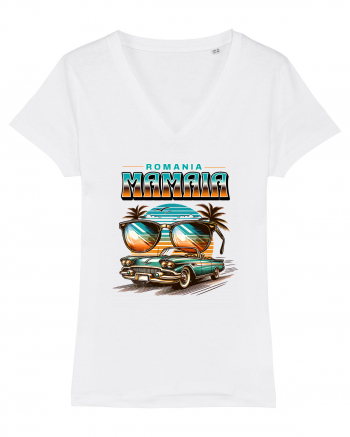Romania Mamaia - Un tricou de vara, de plaja, de party White