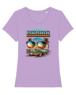 Romania Mamaia - Un tricou de vara, de plaja, de party Tricou mânecă scurtă guler larg fitted Damă Expresser