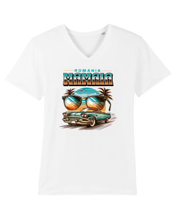 Romania Mamaia - Un tricou de vara, de plaja, de party White