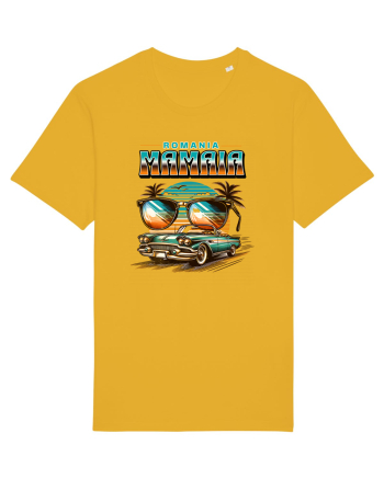 Romania Mamaia - Un tricou de vara, de plaja, de party Spectra Yellow