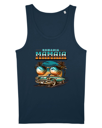 Romania Mamaia - Un tricou de vara, de plaja, de party Navy