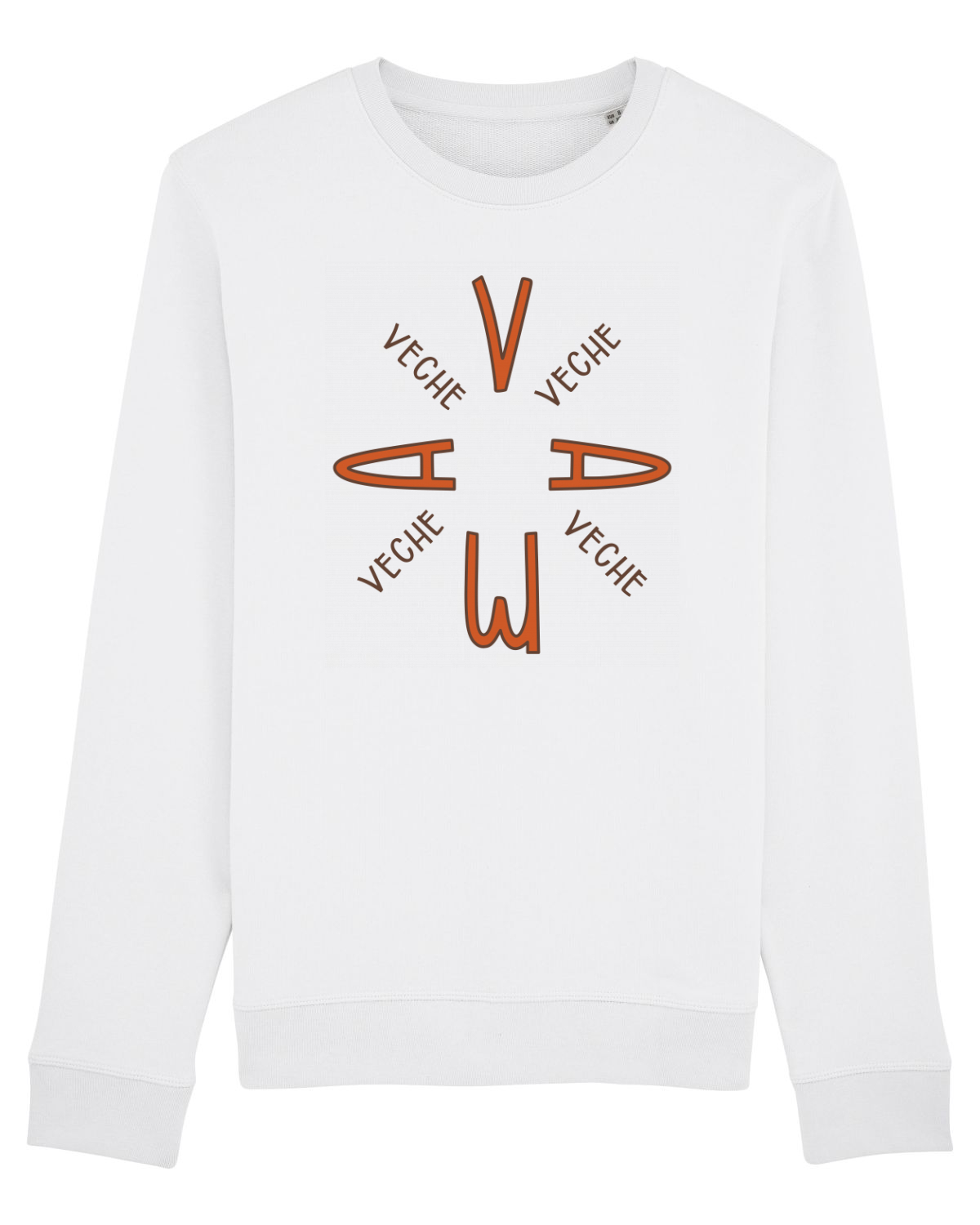 Bluză mânecă lungă Unisex Rise White