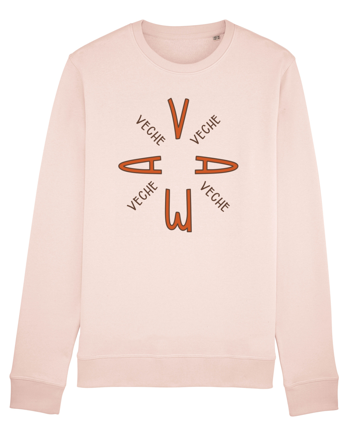 Bluză mânecă lungă Unisex Rise Candy Pink