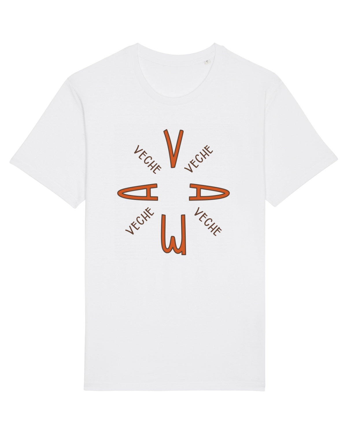 Tricou mânecă scurtă Unisex Rocker White