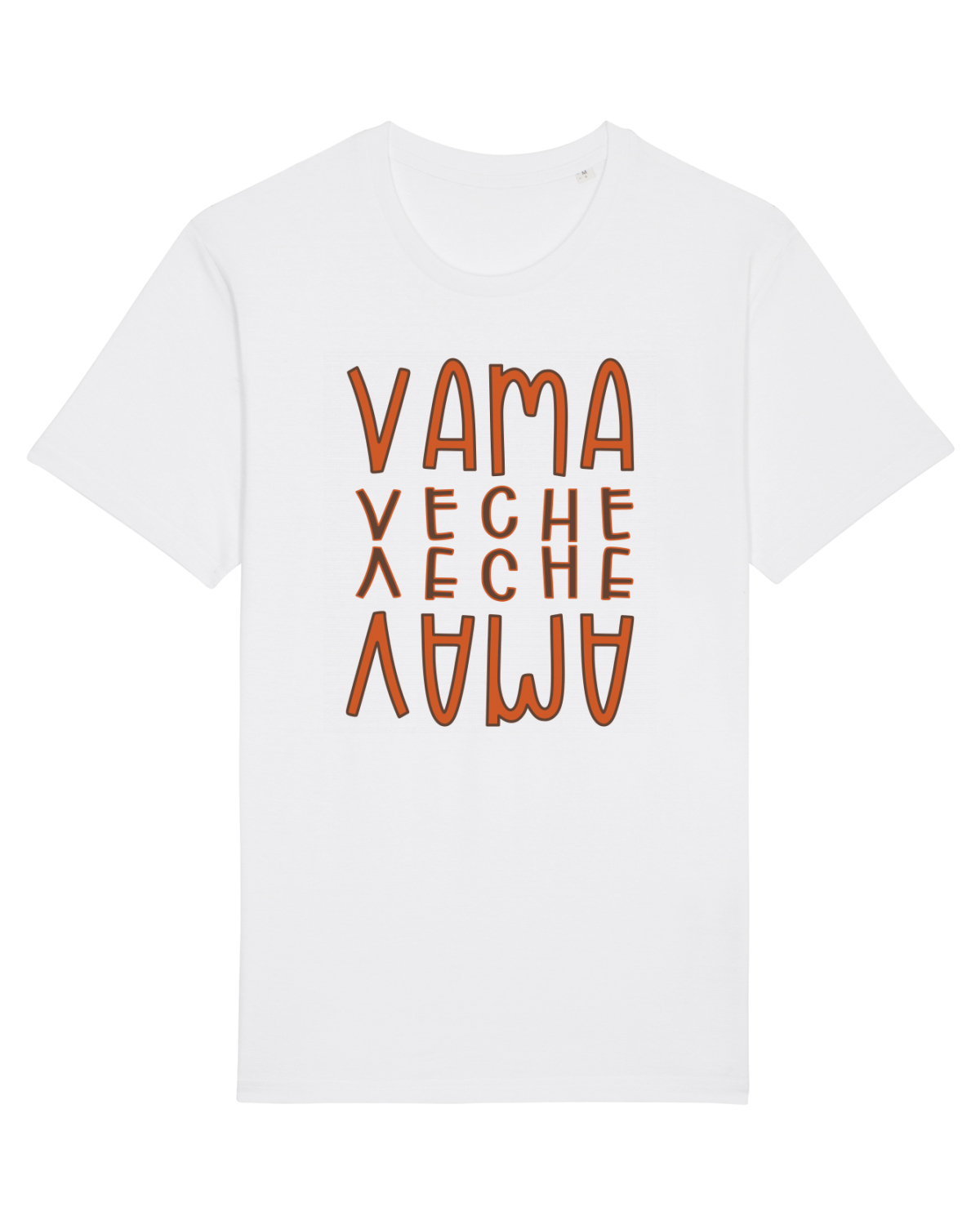 Tricou mânecă scurtă Unisex Rocker White