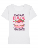 Pentru pofticiosi si mancaciosi - daca e dulce, ma bag! Tricou mânecă scurtă guler larg fitted Damă Expresser