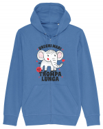 Tricou cu elefant - urechi mari, trompa lunga Hanorac cu fermoar Unisex Connector