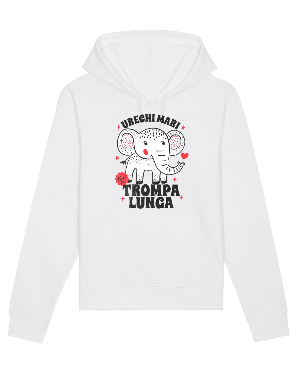 Hanorac Unisex Drummer White