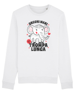 Tricou cu elefant - urechi mari, trompa lunga Bluză mânecă lungă Unisex Rise