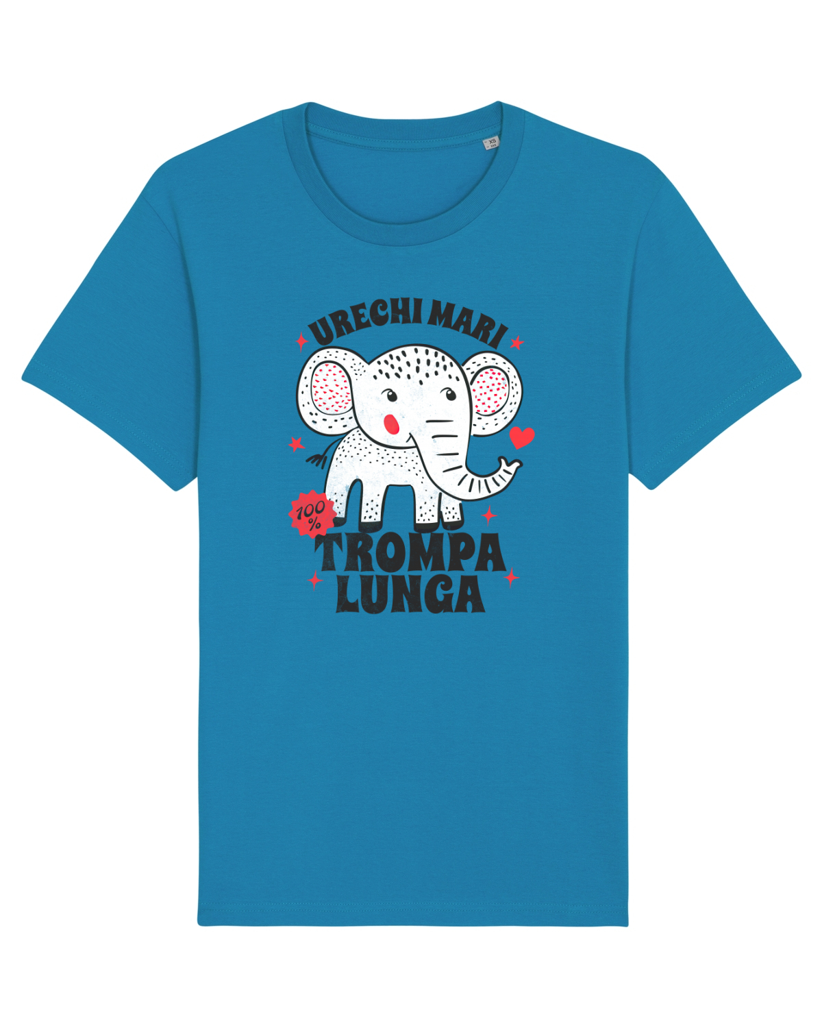 Tricou mânecă scurtă Unisex Rocker Azur