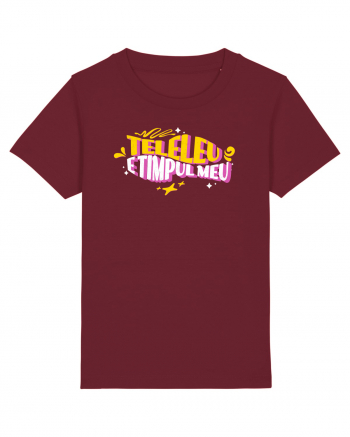 Teleleu, e timpul meu - design de vara, de concediu, relaxare Burgundy