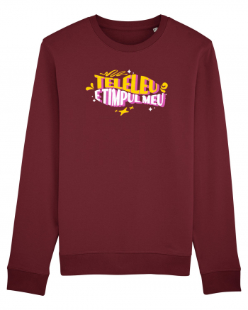 Teleleu, e timpul meu - design de vara, de concediu, relaxare Burgundy