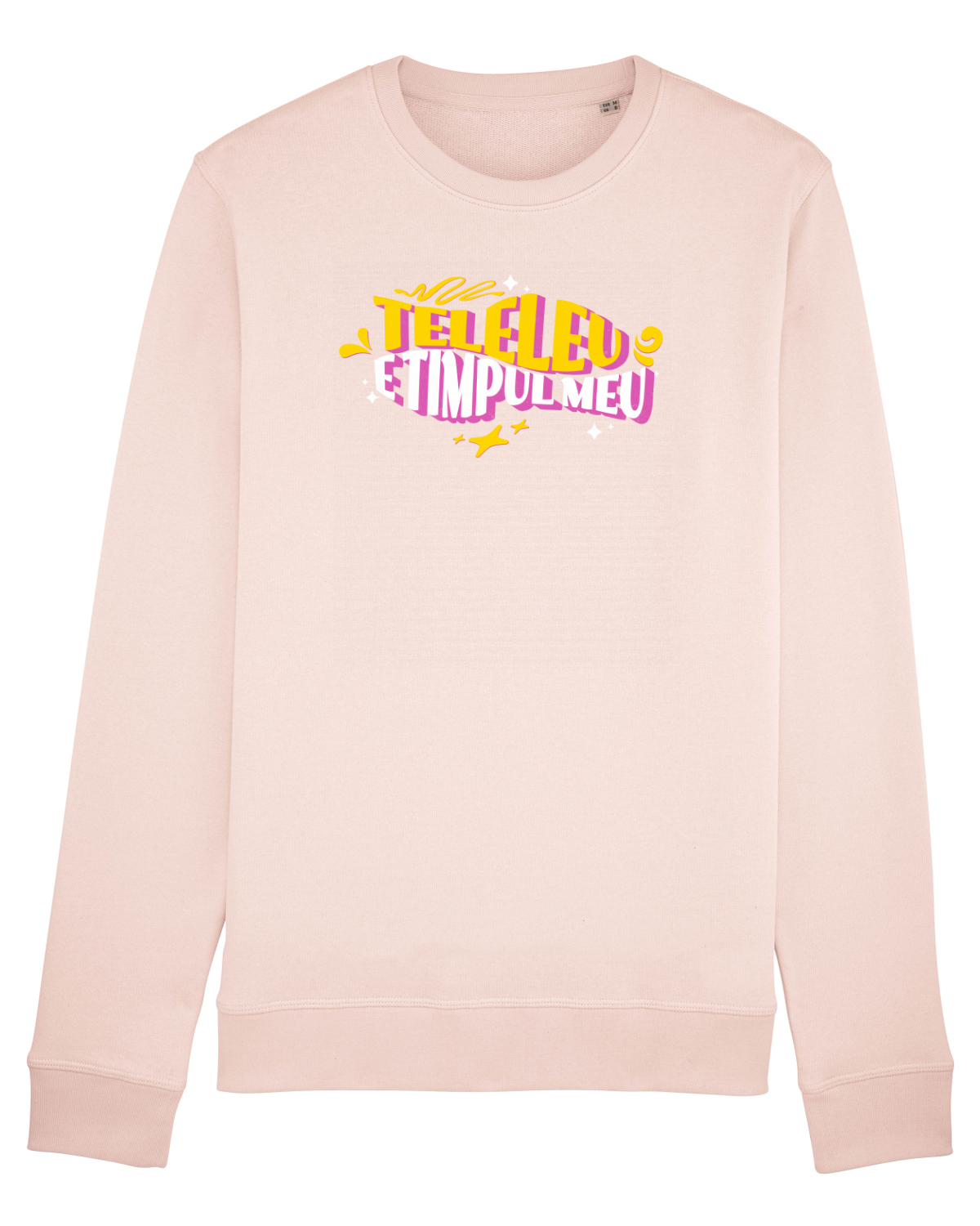 Bluză mânecă lungă Unisex Rise Candy Pink