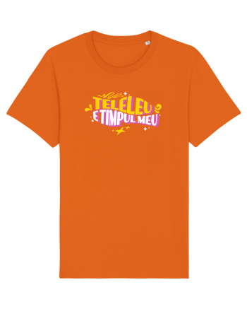 Teleleu, e timpul meu - design de vara, de concediu, relaxare Bright Orange