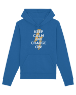 Keep calm and Charge on Hanorac Unisex Drummer