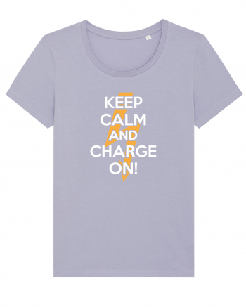 Keep calm and Charge on Lavender