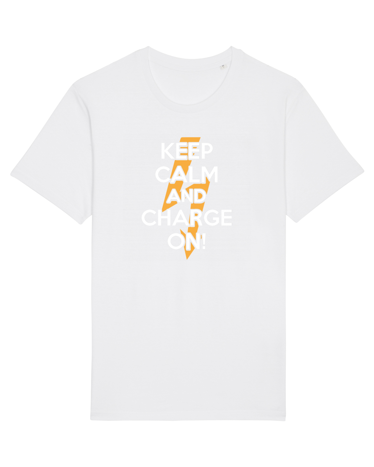 Tricou mânecă scurtă Unisex Rocker White
