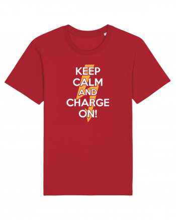 Keep calm and Charge on Red