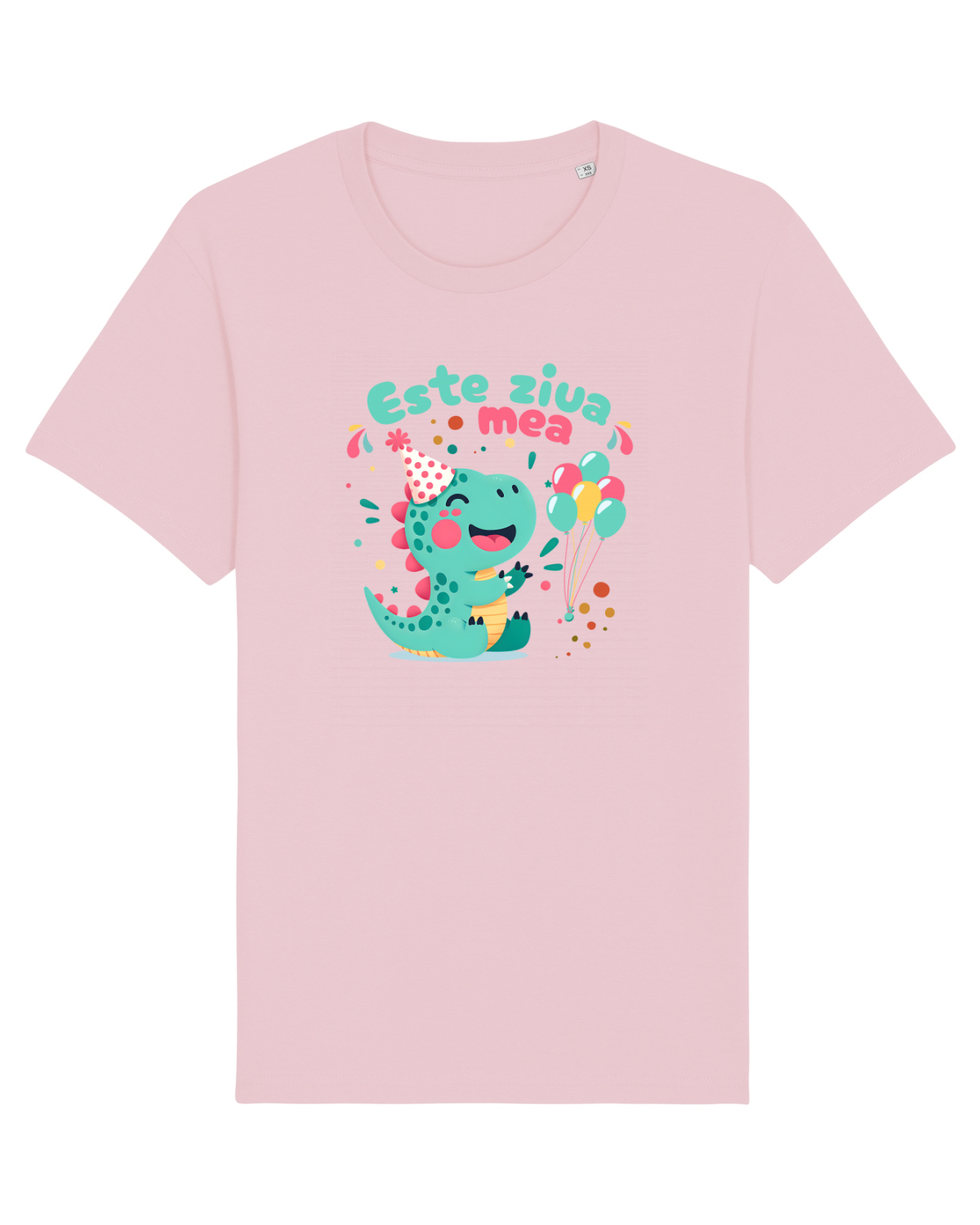 Tricou mânecă scurtă Unisex Rocker Cotton Pink