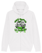 Viata riscanta de crocodil - un design de vara, de piscina, de plaja Hanorac cu fermoar Unisex Connector