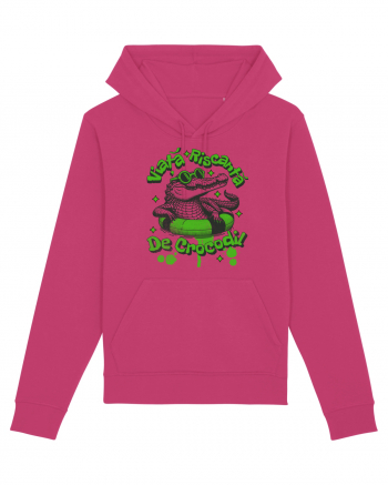 Viata riscanta de crocodil - un design de vara, de piscina, de plaja Raspberry
