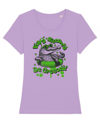 Viata riscanta de crocodil - un design de vara, de piscina, de plaja Lavender Dawn