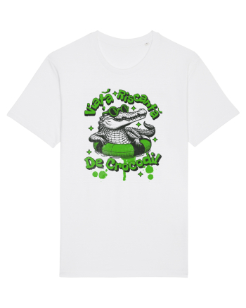 Viata riscanta de crocodil - un design de vara, de piscina, de plaja White