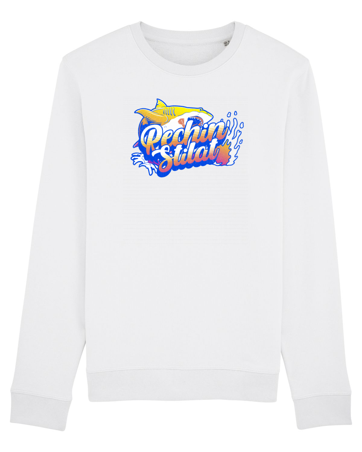 Bluză mânecă lungă Unisex Rise White