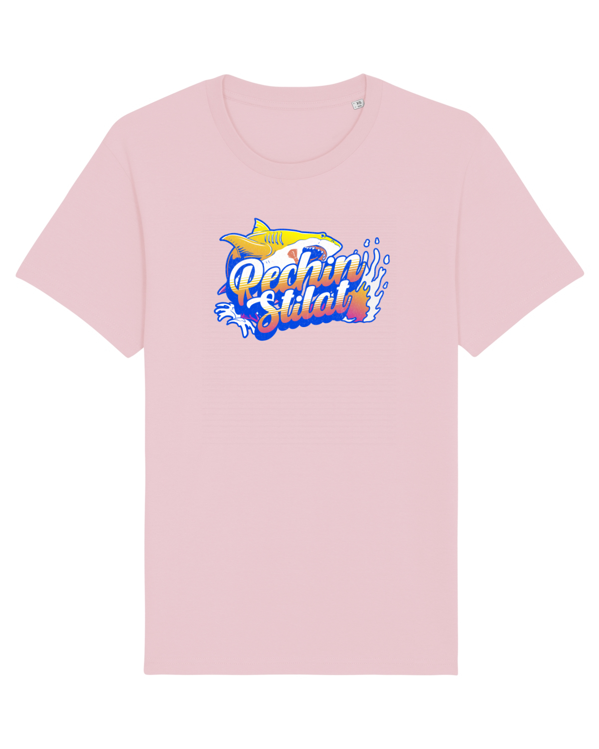 Tricou mânecă scurtă Unisex Rocker Cotton Pink