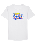 Rechin stilat - de vara pentru rechinii de pe plaja Tricou mânecă scurtă guler larg Bărbat Skater
