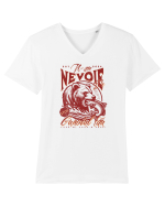 Design cu ursi - n-am nevoie de gunoiul tau, lasa-mi casa-n pace! Tricou mânecă scurtă guler V Bărbat Presenter