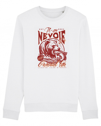 Design cu ursi - n-am nevoie de gunoiul tau, lasa-mi casa-n pace! White