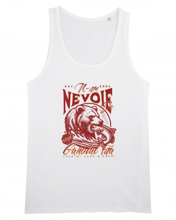 Design cu ursi - n-am nevoie de gunoiul tau, lasa-mi casa-n pace! White