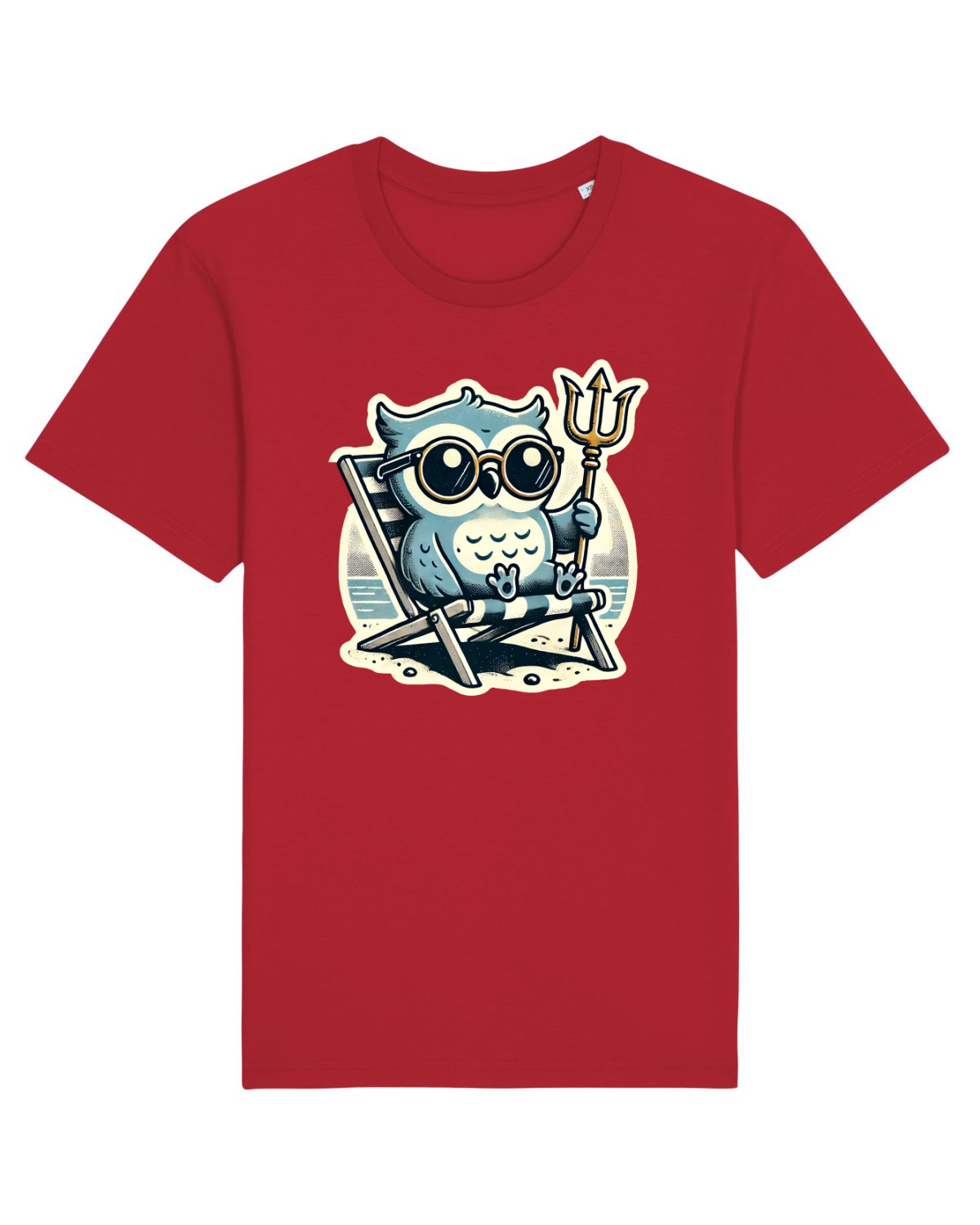 Tricou mânecă scurtă Unisex Rocker Red