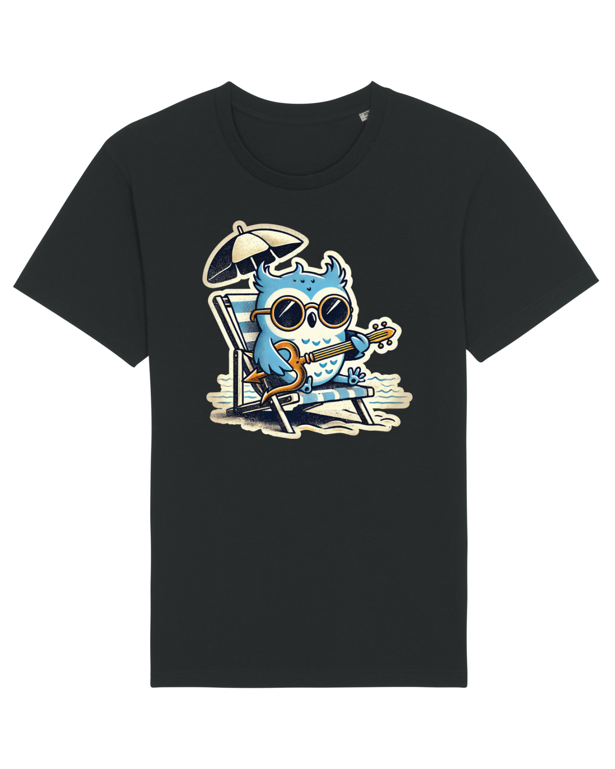 Tricou mânecă scurtă Unisex Rocker Black